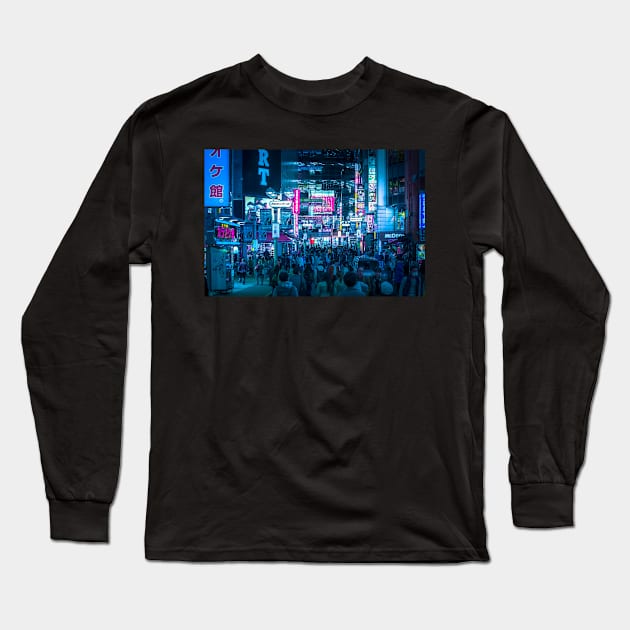 Shibuya Altered Carbon Long Sleeve T-Shirt by TokyoLuv